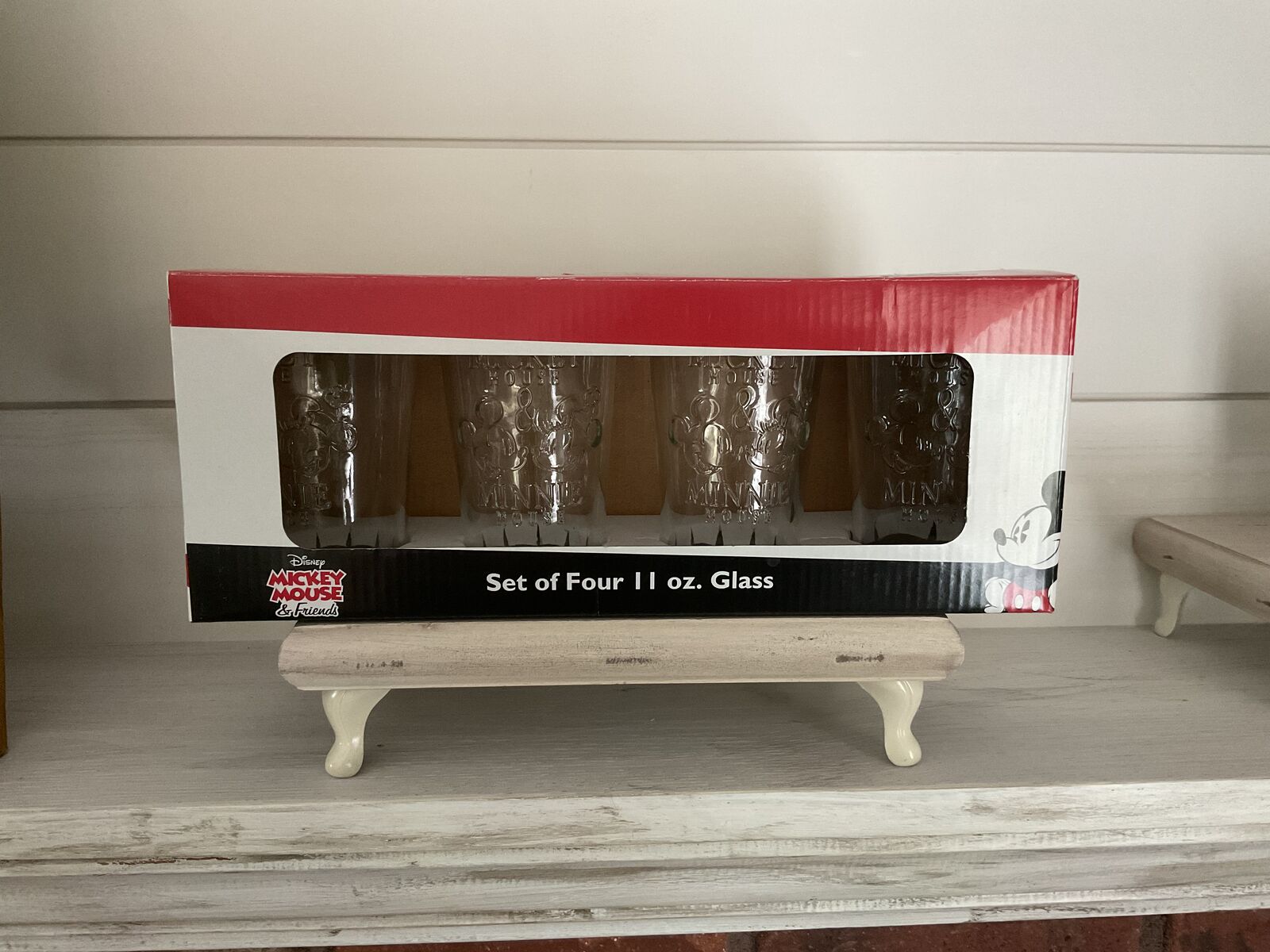 Disney Mickey Mouse & Friends 11 oz. Glasses set of 4