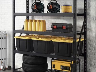 Gorilla Heavy Duty 5-Tier Industrial Rack, 72"x24"x84"