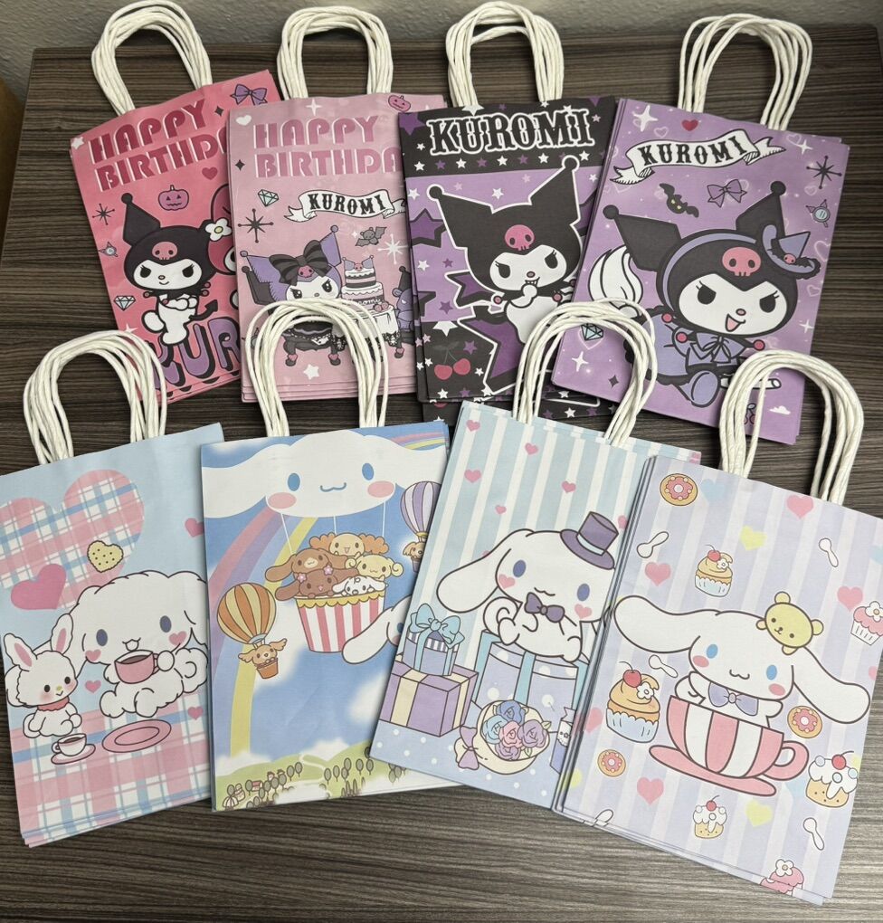 Sanrio Kuromi and Cinnamoroll Candy Bags