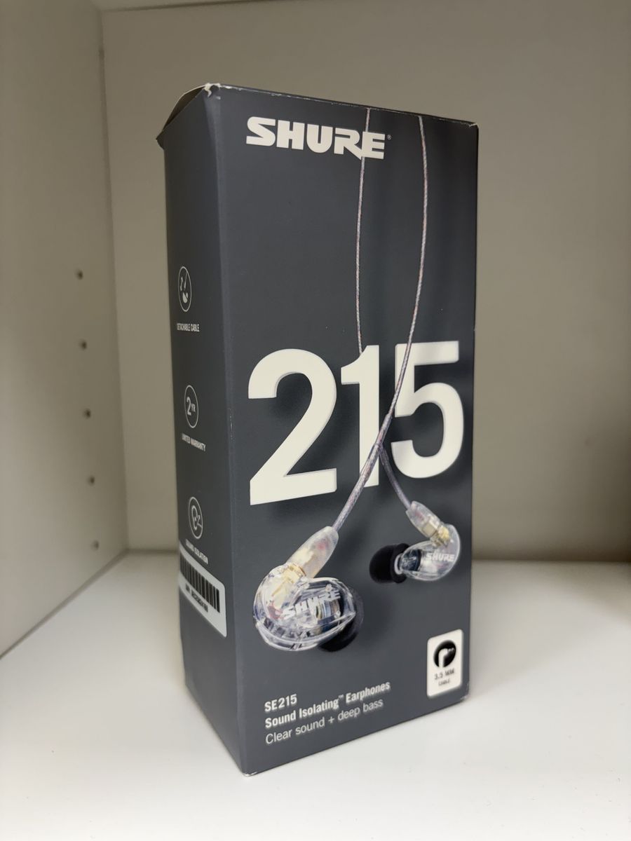 Shure SE215 Pro IEM's In-Ear Monitors Sound Isolating Earphones