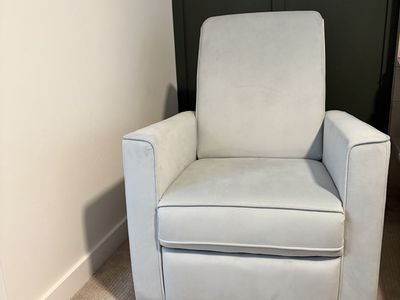 Grey Evolur Raleigh Glider Recliner