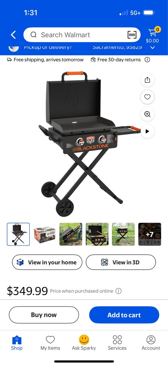 Blackstone OTG 22” 2 burner grill