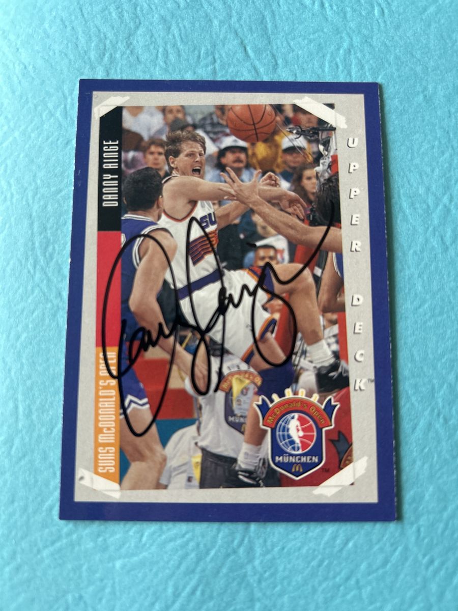 Danny Ainge 1993 Upper Deck Autograph NBA Phoenix Suns Hand Signed Basketball Card