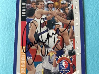 Danny Ainge 1993 Upper Deck Autograph NBA Phoenix Suns Hand Signed Basketball Card