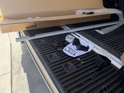 New offset truck bed rack. For trucks with tonneau covers.