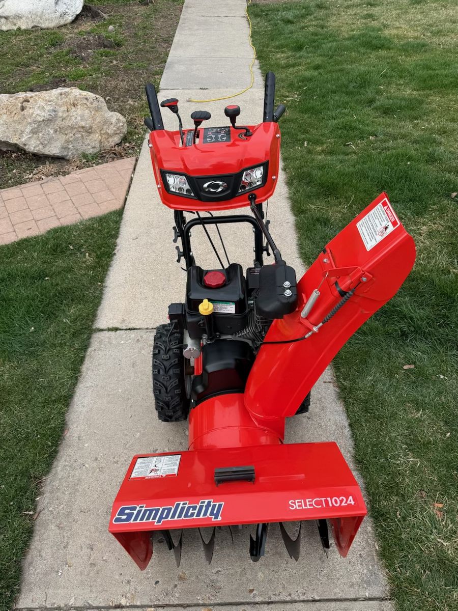 Snow Blower Simplicity Select Series
