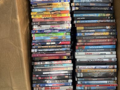 Large Box of Assorted DVD Movies - Various Genres & Titles