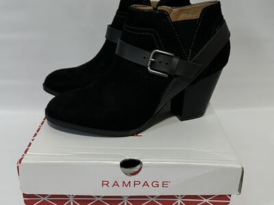 New Rampage Booties black Sz 8