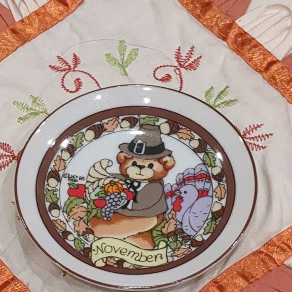 Lucy and me 1986 November plate