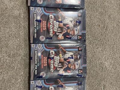 2025 Topps Chrome NFL Sealed Hobby Boxes