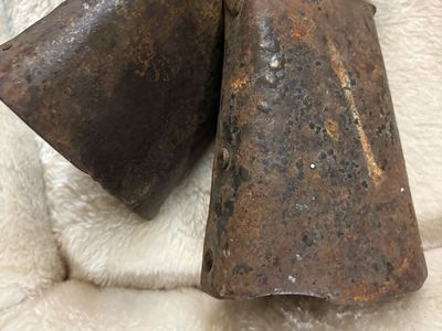 Vintage Cowbells with leather strap