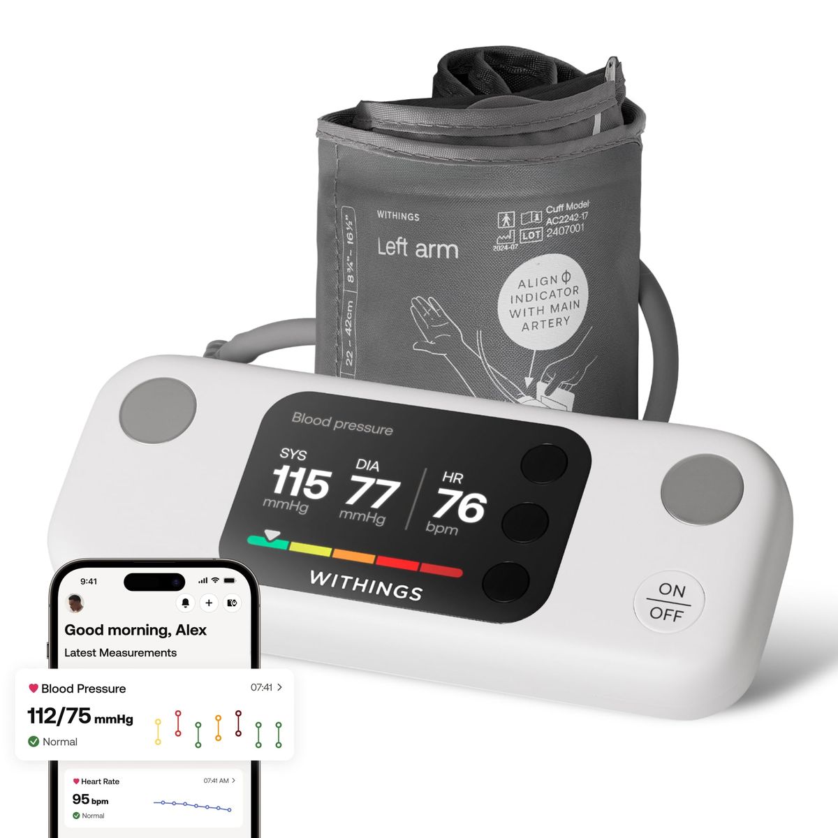 Smart Arm Blood Pressure Monitor  [RETAIL: $149.95]
