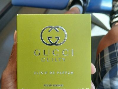 Gucci Guilty Elixir de Parfum Pour Homme 2.0 fl oz Amber Leather Scent for Men