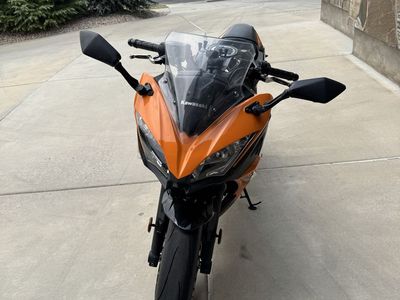 2019 Kawasaki Ninja EX650 ABS Motorcycle - Orange/Black Sportbike