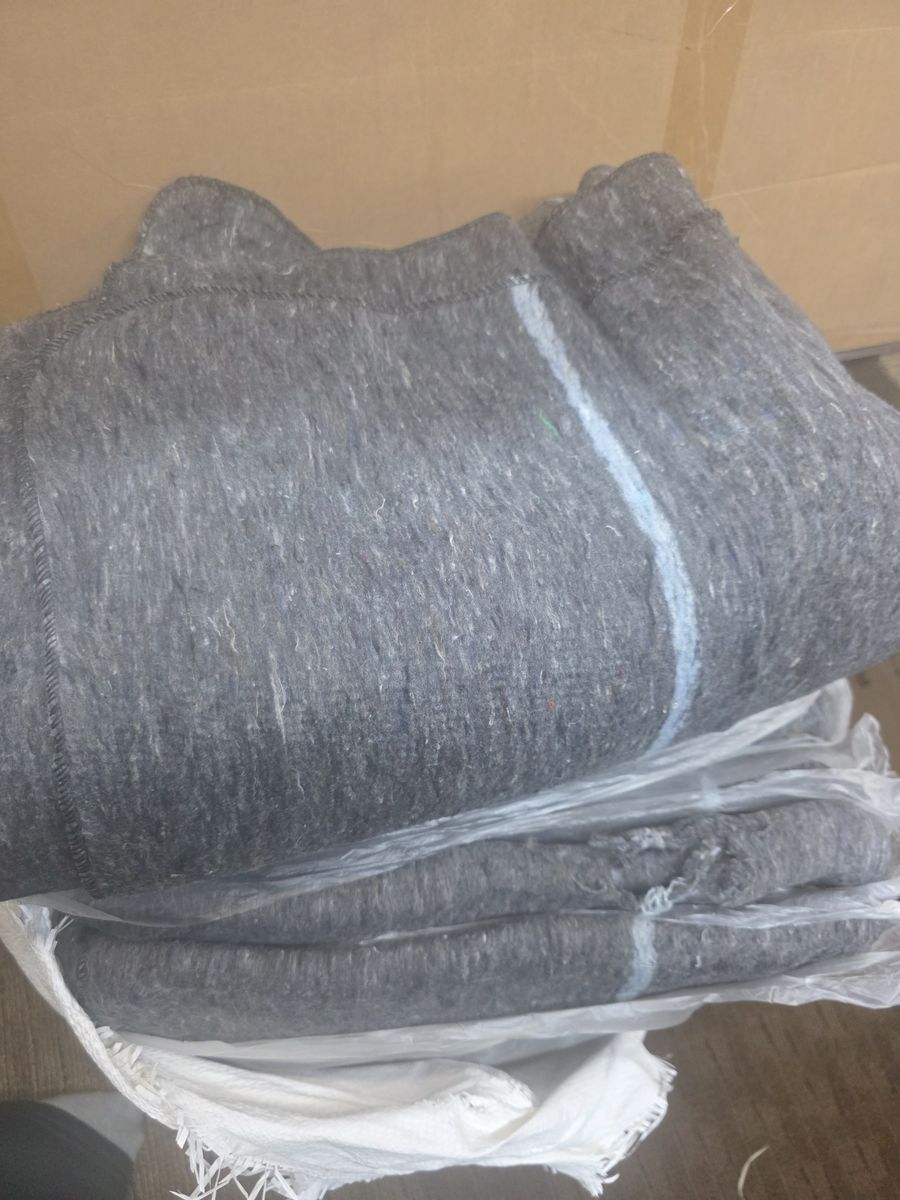 10- Bob Barker Moving Blankets – NEW – 66" x 90" – Gray