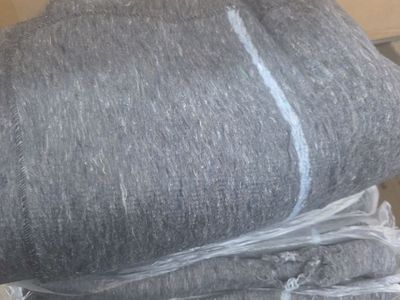 10- Bob Barker Moving Blankets – NEW – 66" x 90" – Gray