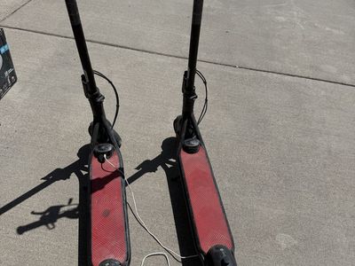 Youth Ninebot by Segway Kickscooter Electric Scooters with Chargers - Red/Black