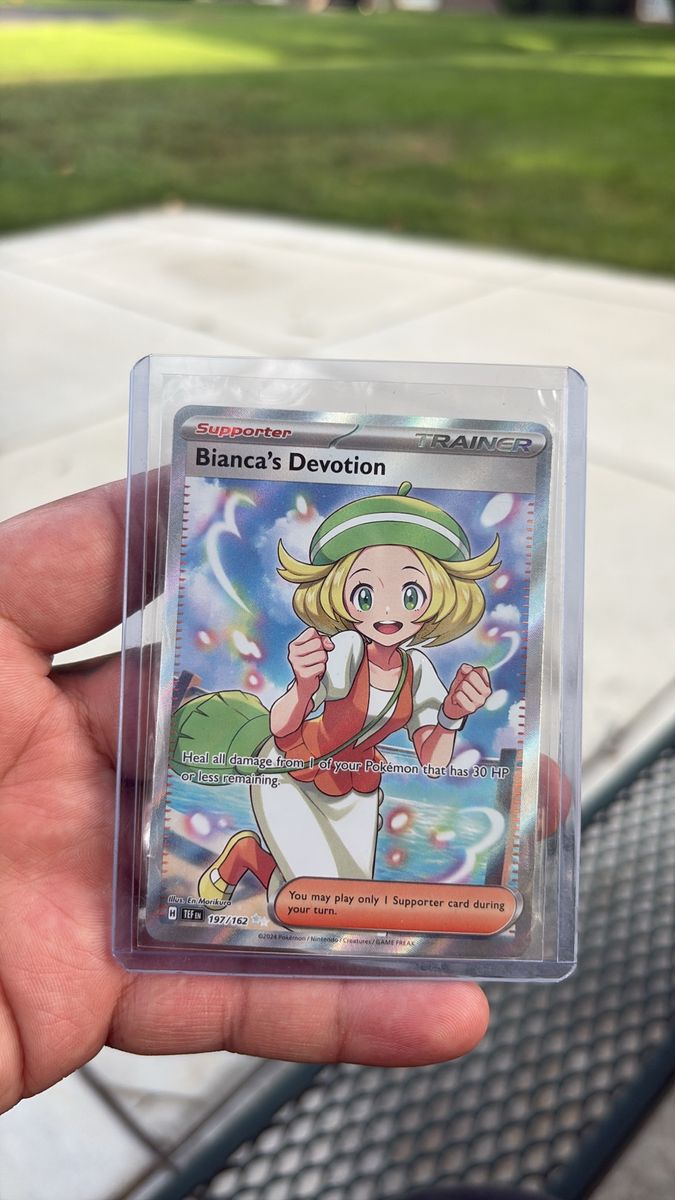 Pokémon TCG Bianca's Devotion Ultra Rare Full Art 197/162 Temporal Forces