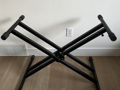 Heavy Duty Double-X Piano / Keyboard Stand with Trigger Quick Release