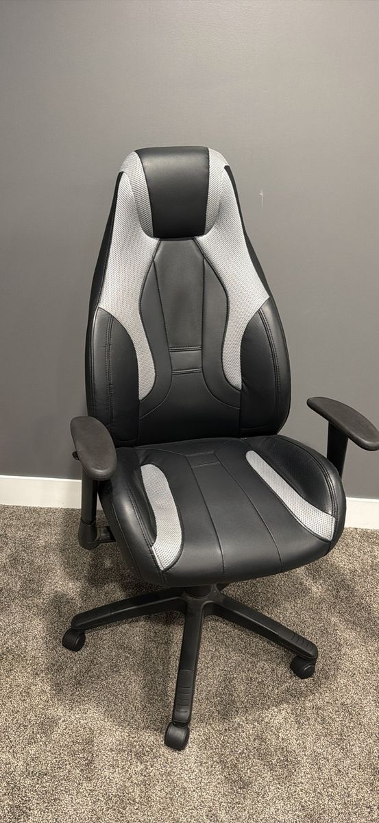 Used Black and Grey Ergonomic Gaming/Office Chair
