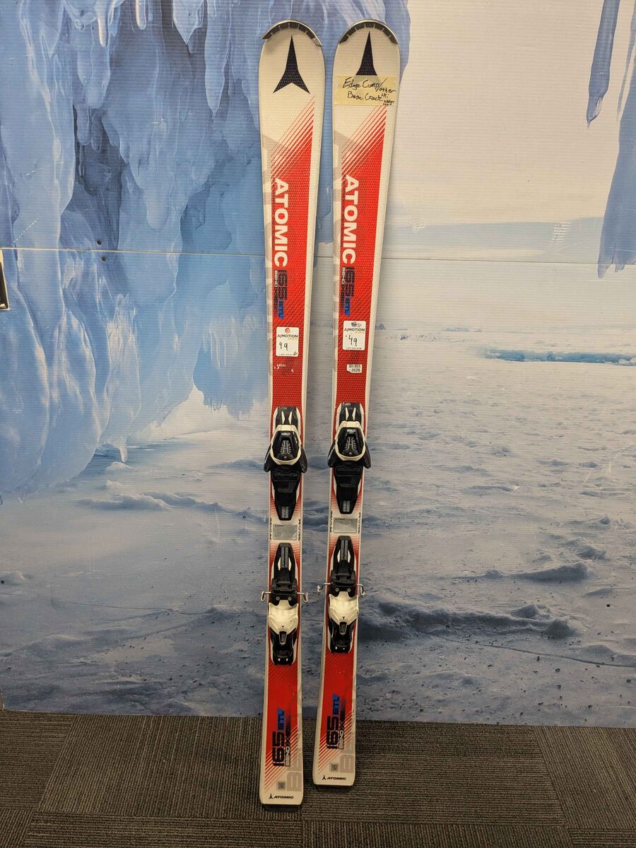 Heavily Used Atomic ETL Ski w/ Atomic Lithium 10 Demo Bindings - 165CM