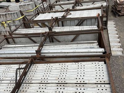 Used Aluminum Concrete Forms - Various Sizes for Construction Projects