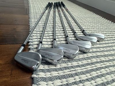 Titleist T250 Launch Spec Iron Set 5-PW Golf Clubs w/ premium upgraded project x Red X-Stiff shafts - MINT! Big discount!