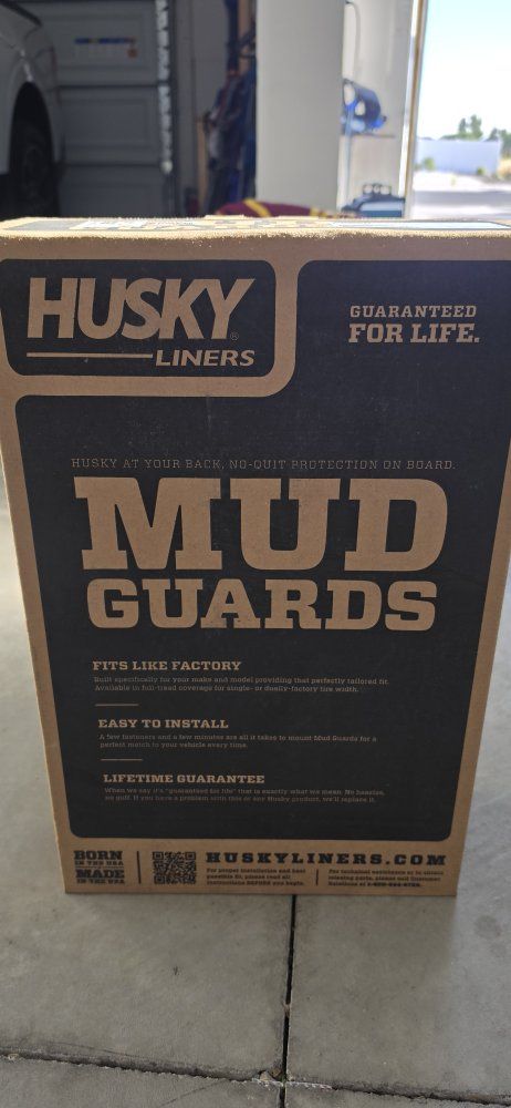Brand New Husky Liners HUL-58526 Mud Guards for 2021-2024 Ford F-150 (Front & Rear Set).  Never Installed. Retails for over $100