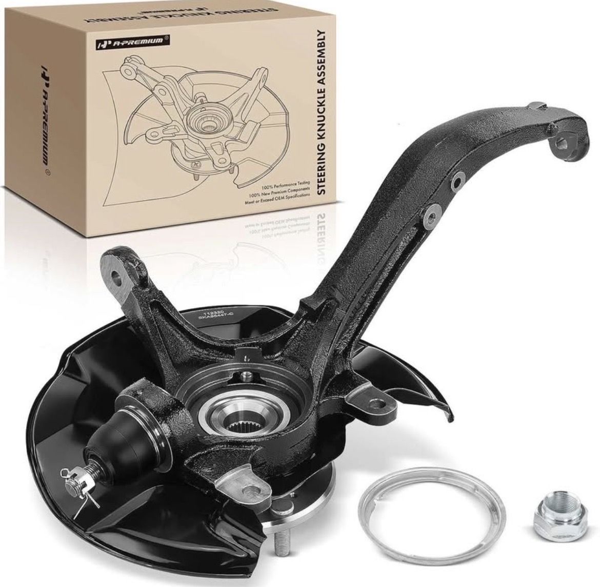 Front LEFT Knuckle & Hub (honda & Acura)