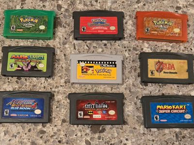 Nintendo Gba game bundle including PokeMon FireRed! trade considered!~