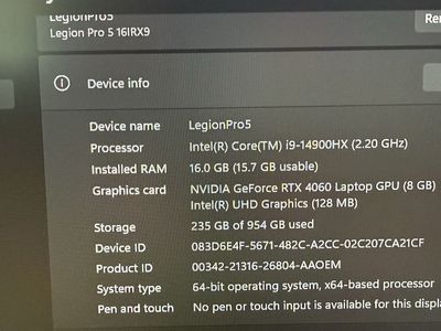 Lenovo Legion Pro 5