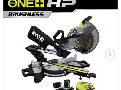 Ryobi ONE+ HP 18V Brushless Cordless 10 in. Sliding Compound Miter Saw