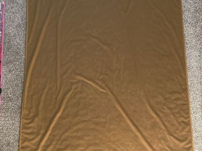 Copper brown blackout velvet window curtains