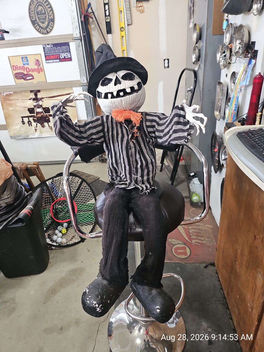 Disney The Nightmare Before Christmas Jack Skellington Pumpkin Greeter