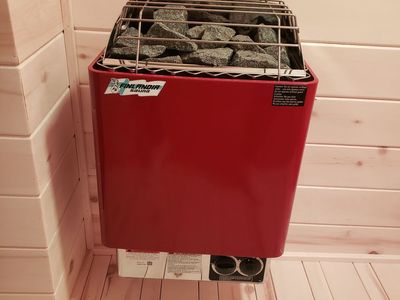 Sauna heaters & rocks, materials