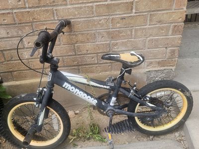 Mongoose and Dynacraft Kids' Bikes - 2 Used Bicycles, Black & Purple