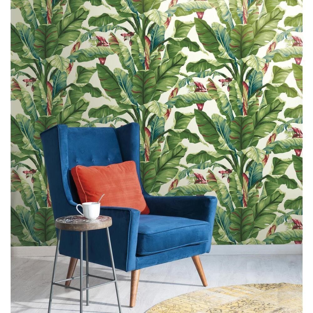 York Ashford Tropics 60.75-sq ft Wallpaper