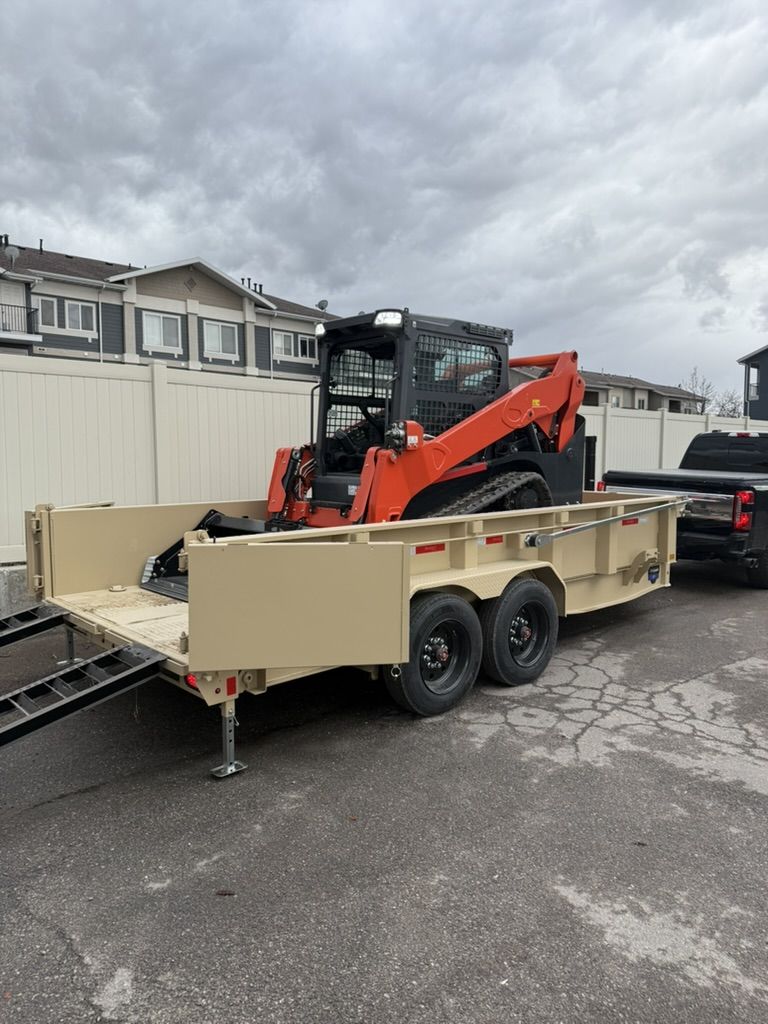 Kubota SVL75-3 Track Loader + Dump Trailer Combo – Heavy Duty Dirt Work