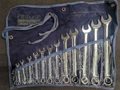 Pittsburgh wrench set, SAE