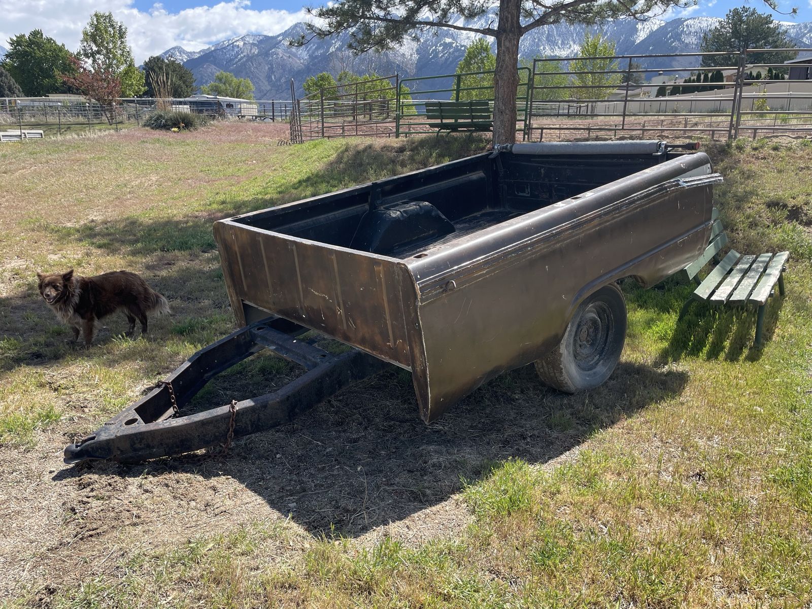 Ford Truck Bed Utility trailer 8’