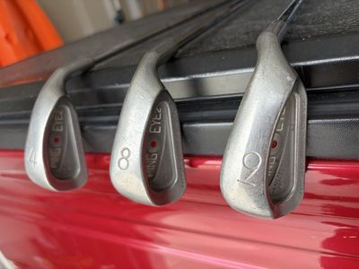 PING Eye 2 Golf Irons - 4, 8, 9 Set - Right Handed - Used red dot 2.5 inches short