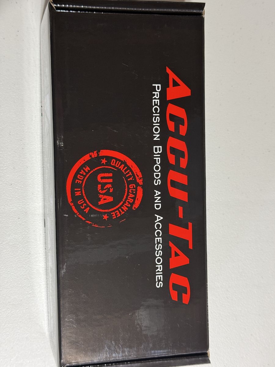 Accu-Tac BR-4 G2 Arca Spec QD Bipod Precision Bipod Flat Black