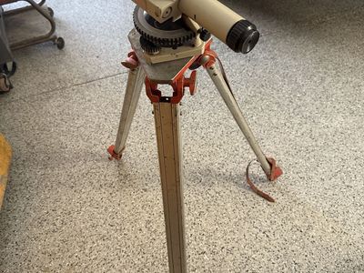 Vintage Survey Transit Level with Tripod - Industrial/Construction Equipment