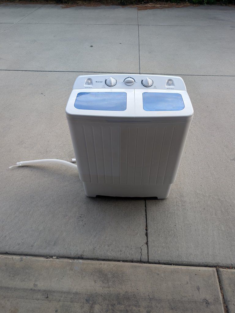 Costway Portable Twin Tub Washing Machine - Compact Washer and Spin Dryer