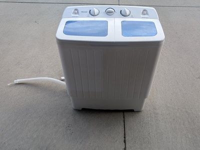 Costway Portable Twin Tub Washing Machine - Compact Washer and Spin Dryer
