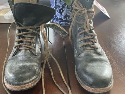 Freebird Retro Boots, Leather Laces Size 8
