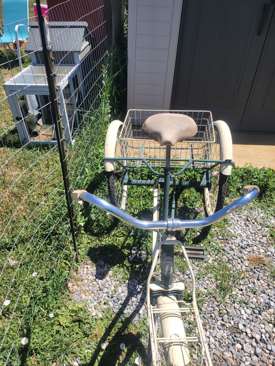 Old tricycle in worked order