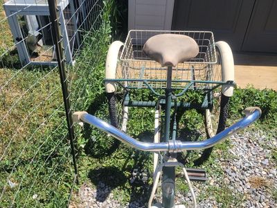 Old tricycle in worked order