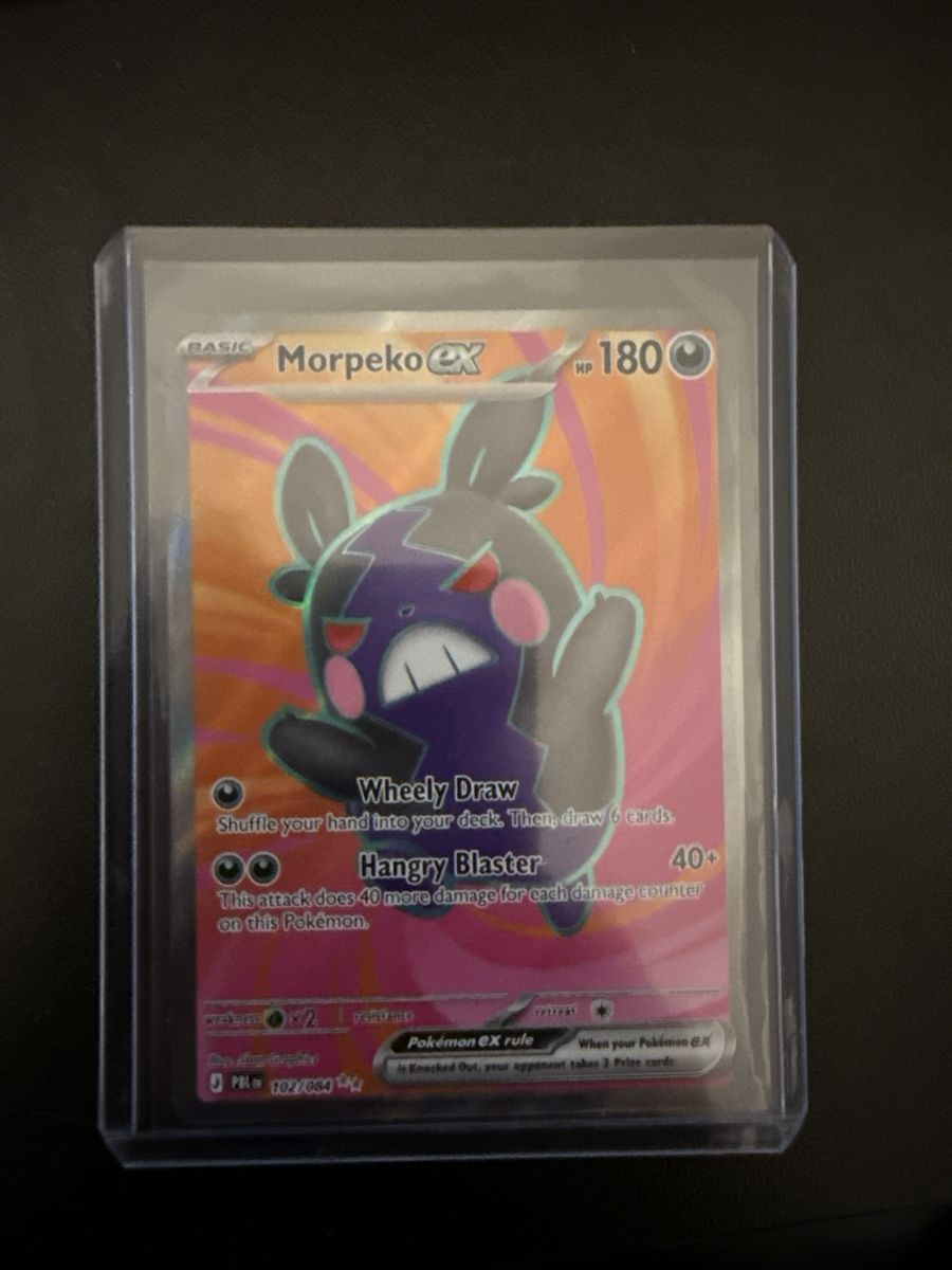 Pokemon Morpeko EX Ultra Rare Full Art Card 102/084 (Shiny Treasure ex) Japanese Mint Condition