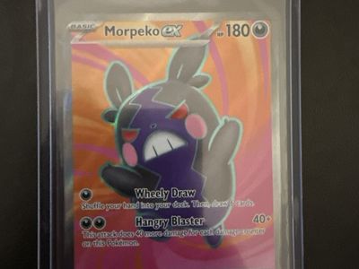 Pokemon Morpeko EX Ultra Rare Full Art Card 102/084 (Shiny Treasure ex) Japanese Mint Condition